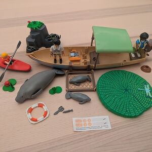 Playmobil Wildtopia Adventure Boat Manatee Rescue